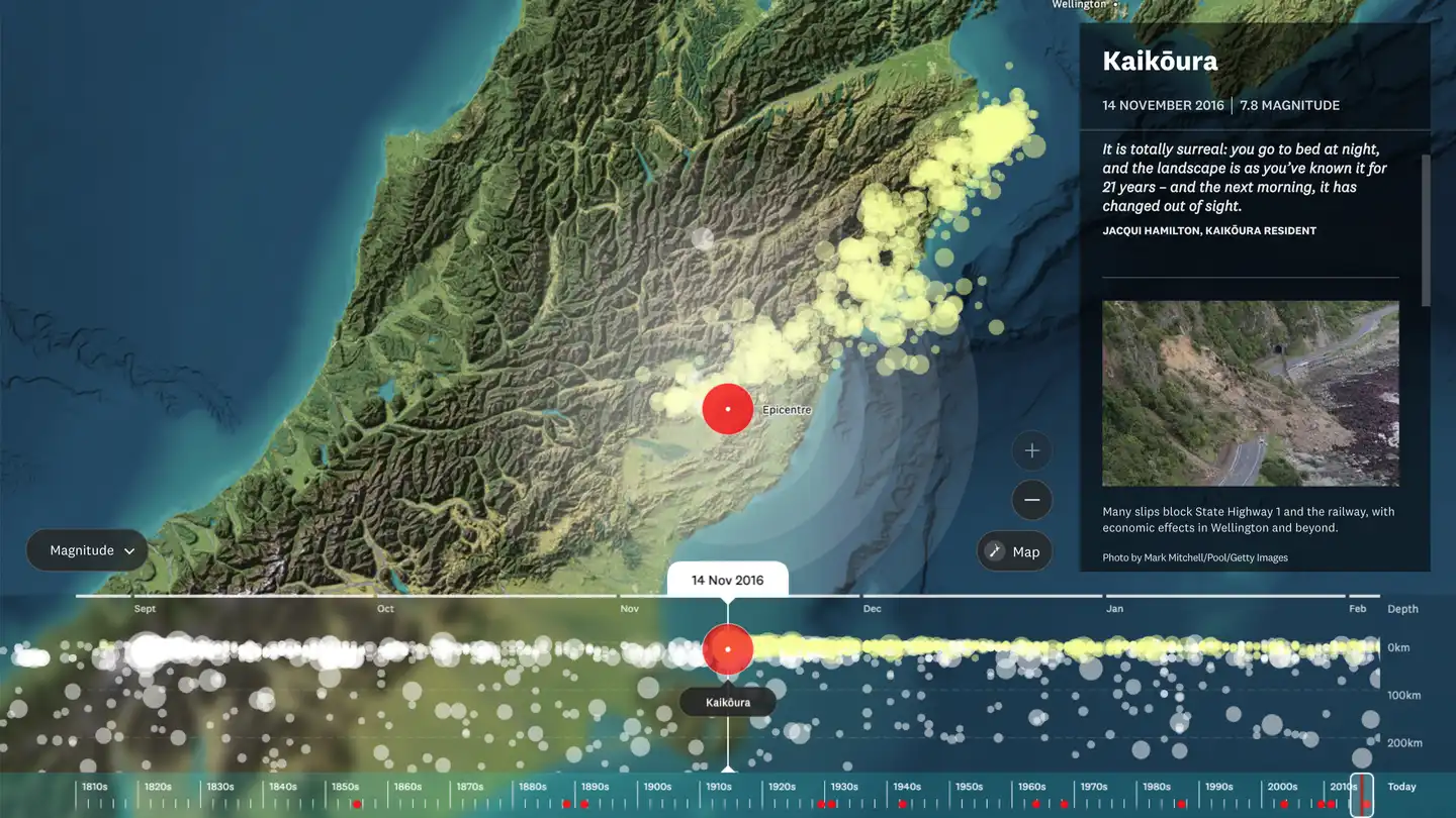 Kaikoura Earthquake details