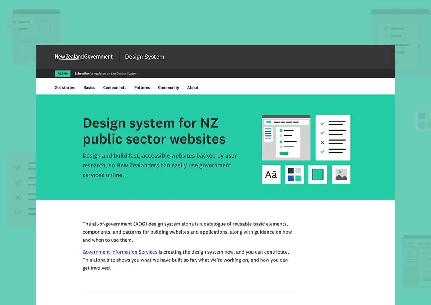 New Zealand Government Design System
