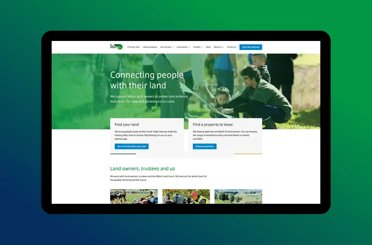 Te Tumu Paeroa home page