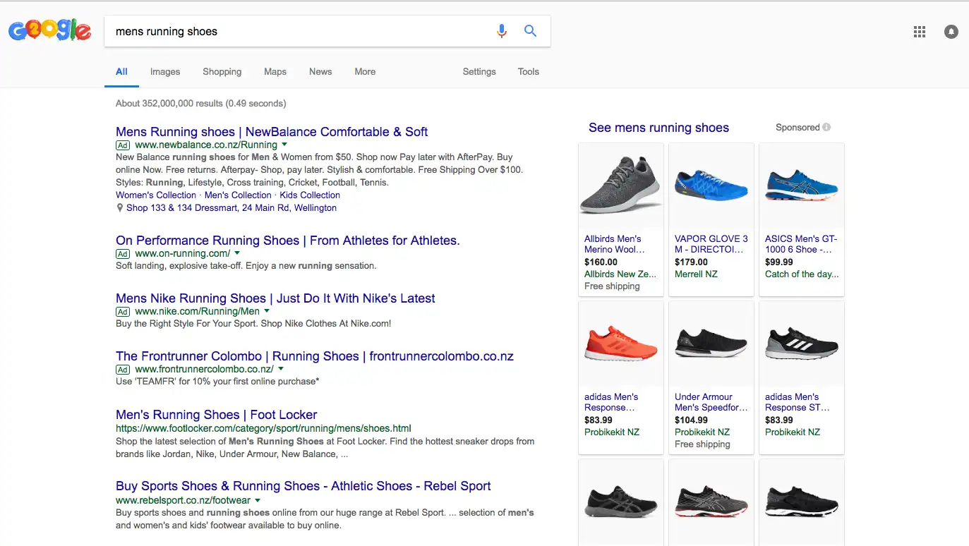 Mens running shoes search results
