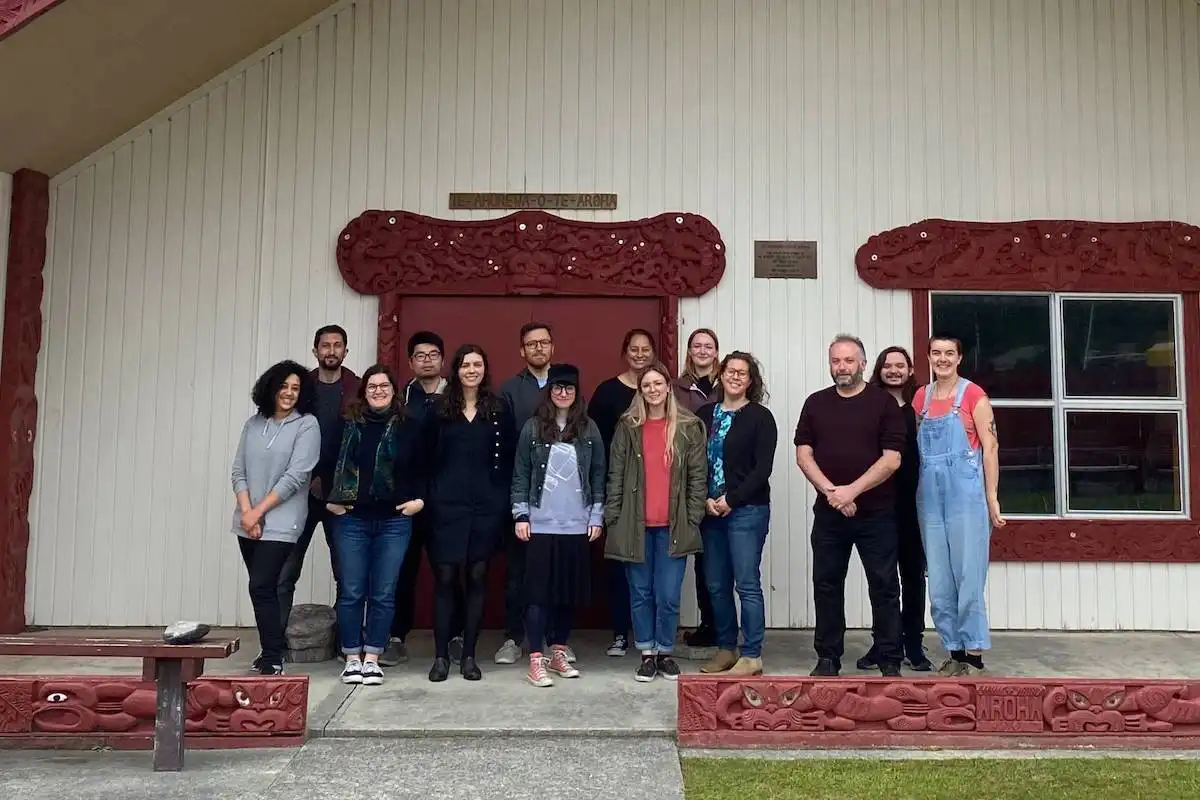 Springloaders at our first noho marae at Koraunui Marae in Stokes Valley
