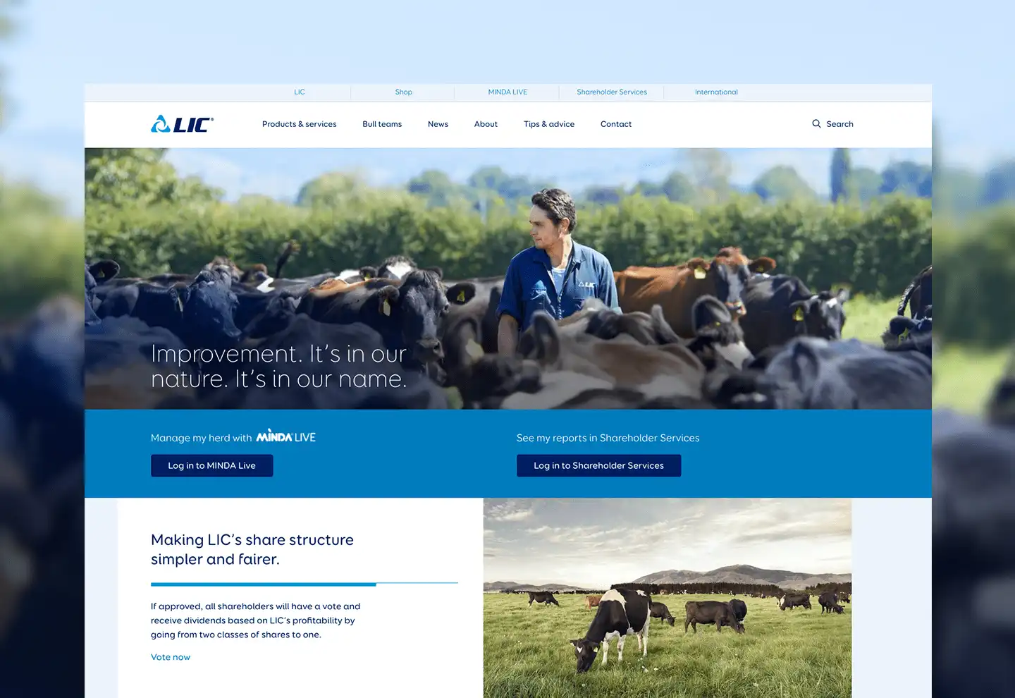 LIC home page